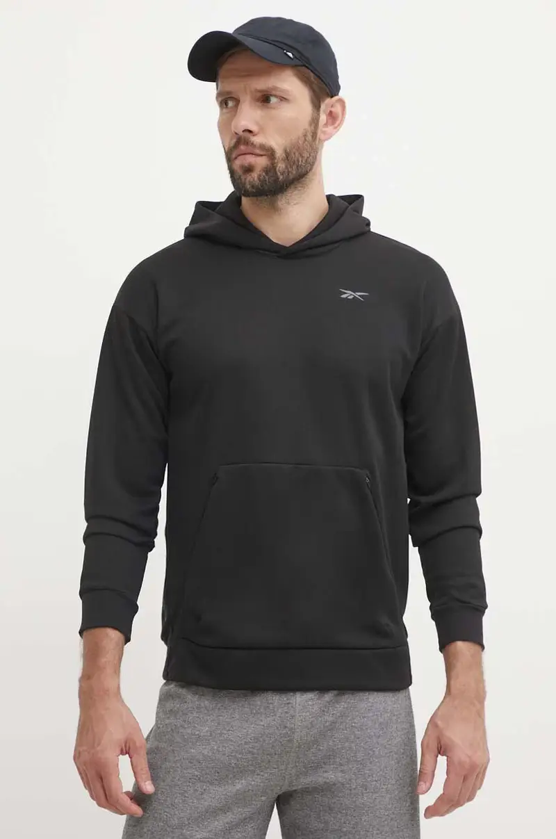 felpa Strength uomo colore nero con cappuccio 100075764