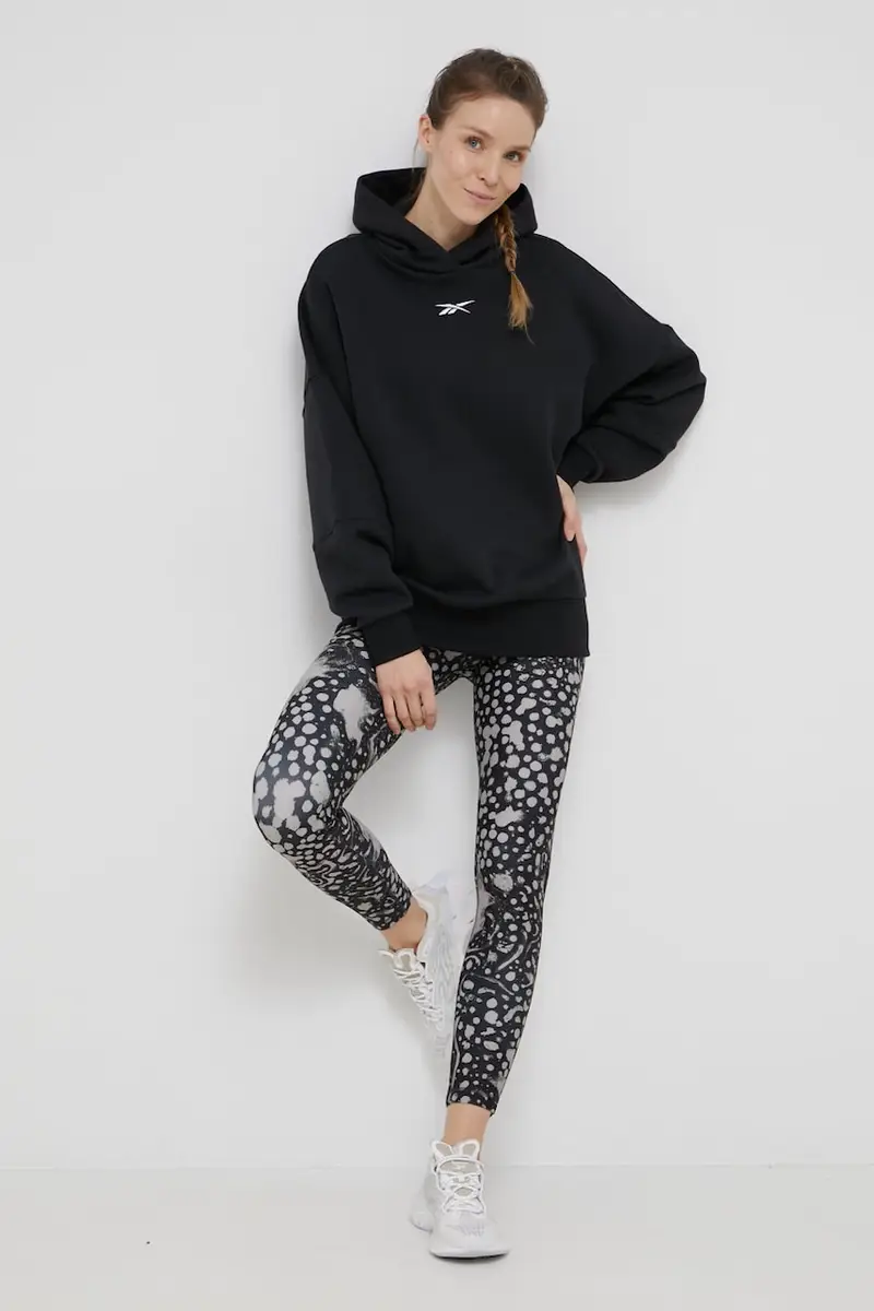 felpa tuta Studio Recycled donna con cappuccio Nero