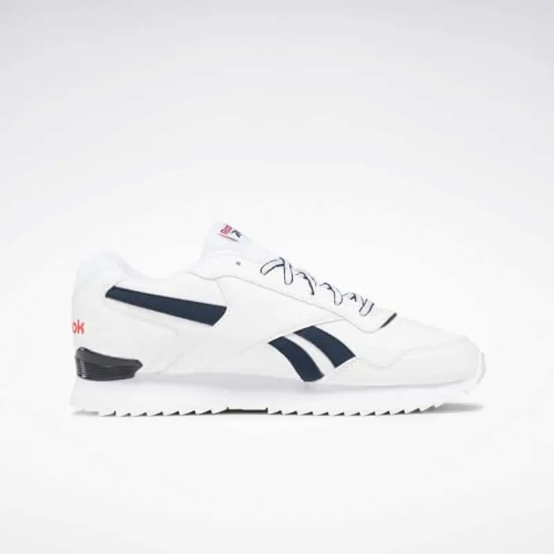Reebok Glide Ripple Clip, Sneaker Unisex-Adulto, Ftwr Bianco Vector Navy Vector Rosso, 36.5 EU miniatura 3