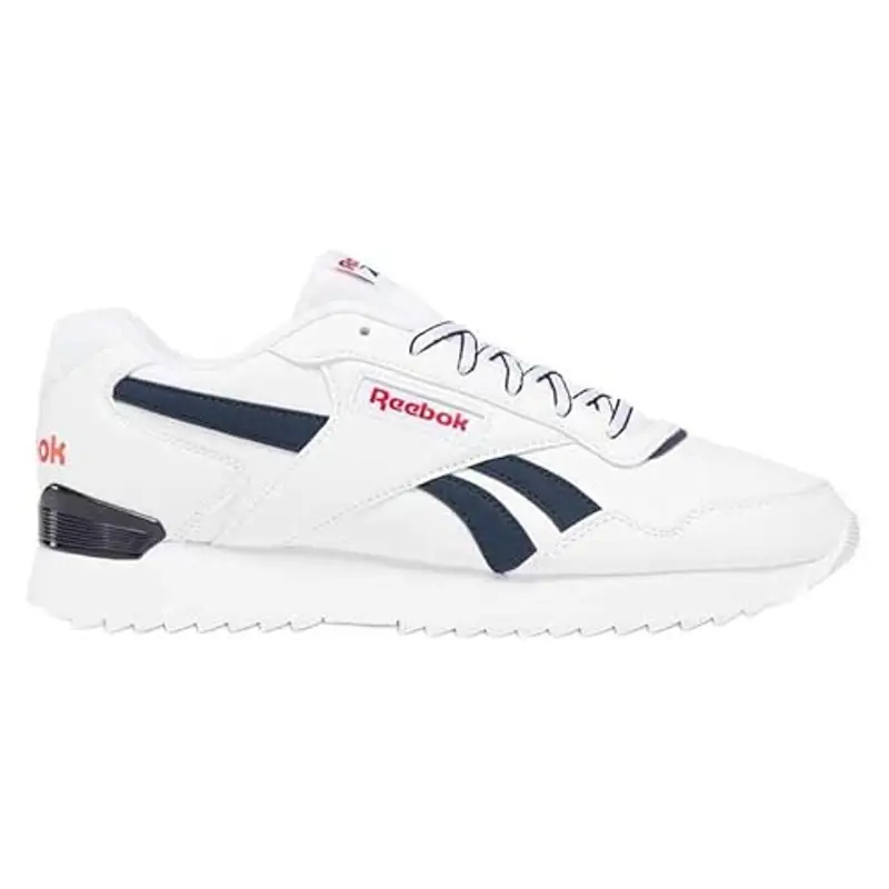 Reebok Glide Ripple Clip, Sneaker Unisex-Adulto, Ftwr Bianco Vector Navy Vector Rosso, 36 EU