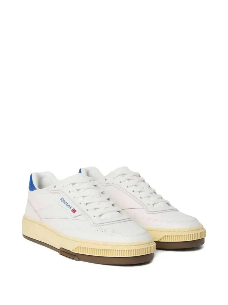 Sneakers club c ltd bianca dettagli bluette miniatura 3