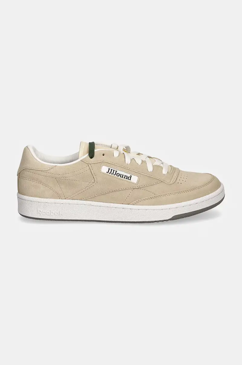 sneakers in camoscio Club C 85 colore beige RMIA04VC99LEA0036101 miniatura 2