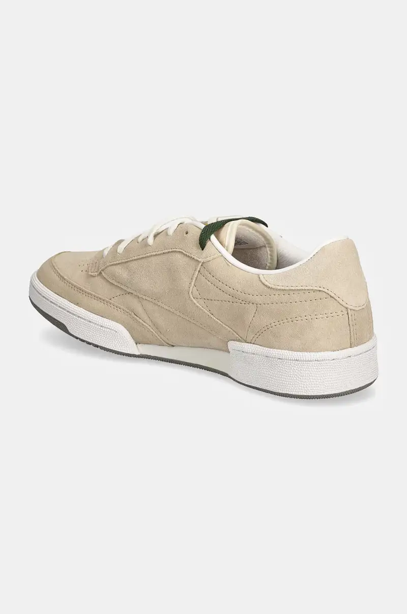 sneakers in camoscio Club C 85 colore beige RMIA04VC99LEA0036101 miniatura 3