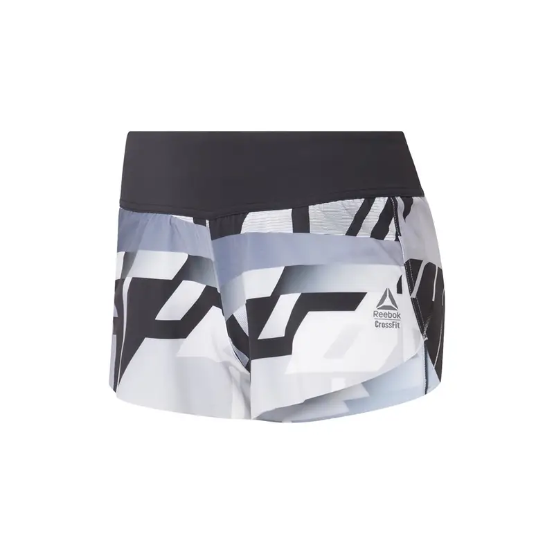 Pantaloncino Palestra Fantasia Bianco Donna L