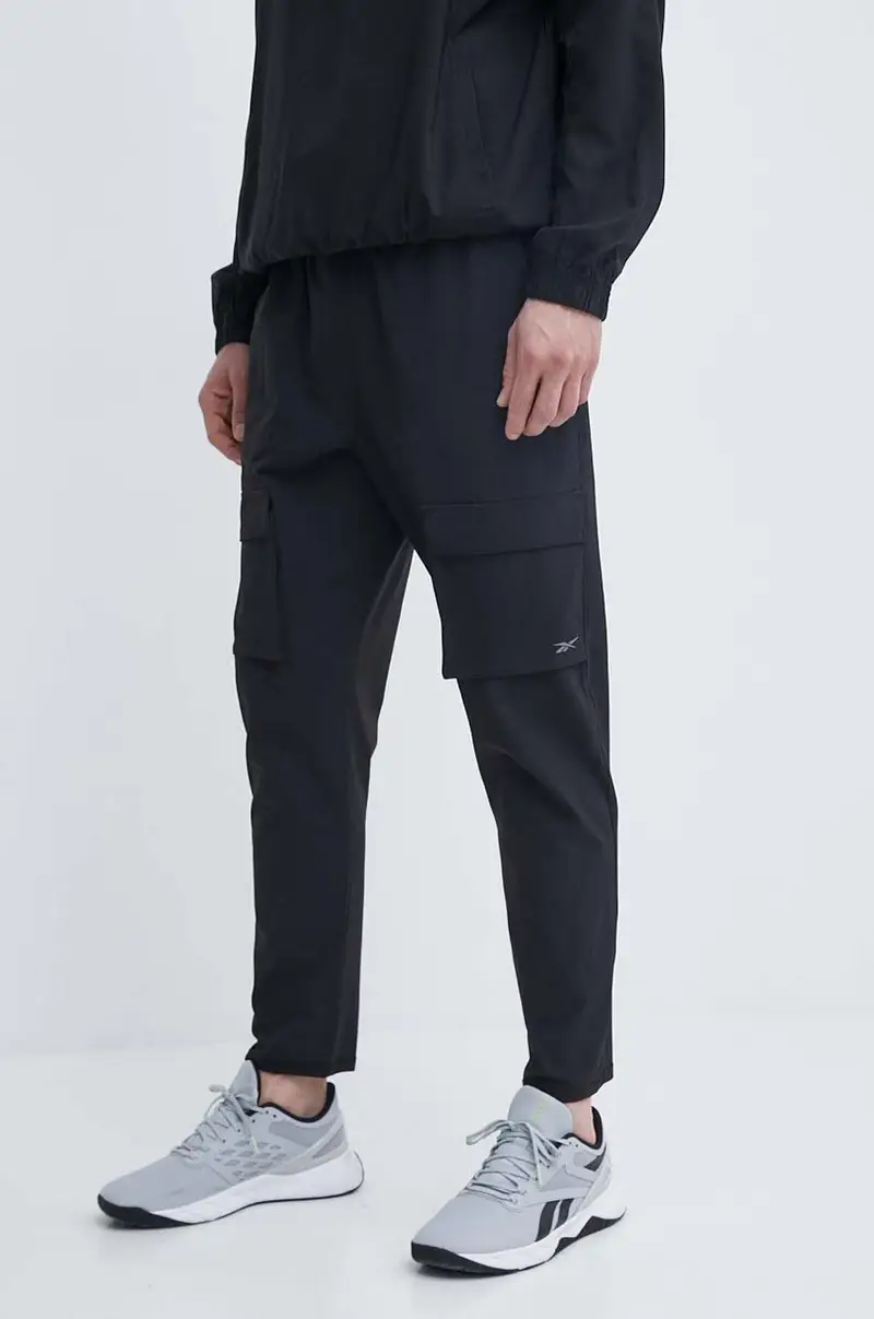 pantaloni Active Collective uomo colore nero 100075607