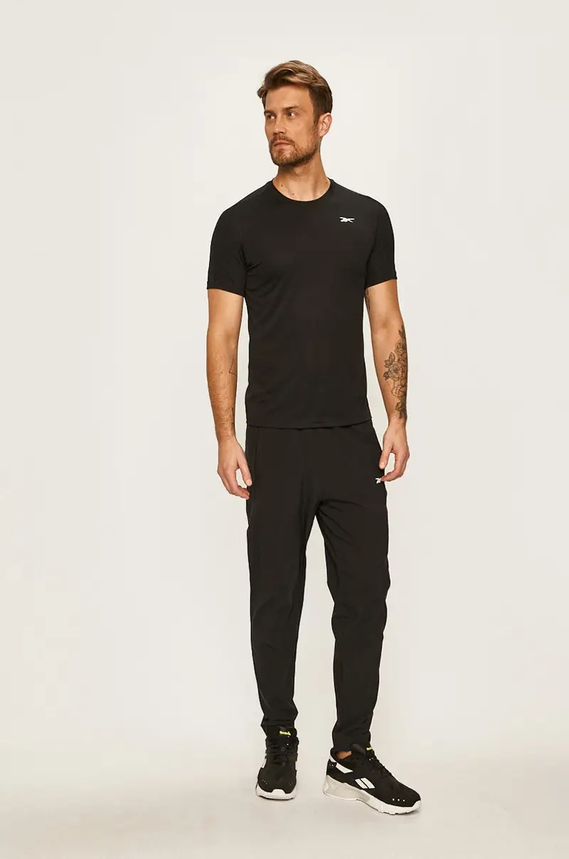 pantaloni uomo Nero miniatura 2