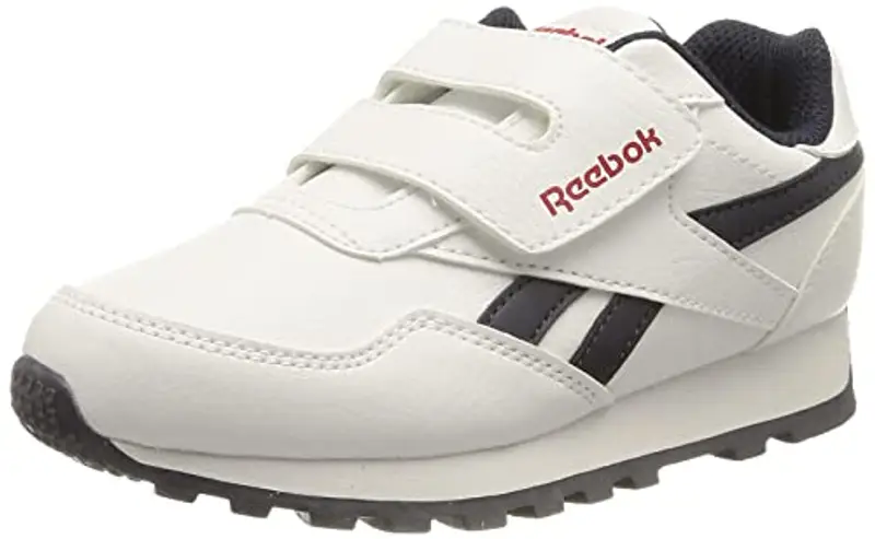 Reebok Royal Rewind Run Alt, Sneaker Unisex - Bambini e ragazzi, Ftwr White Vector Navy Vector Red, 29 EU