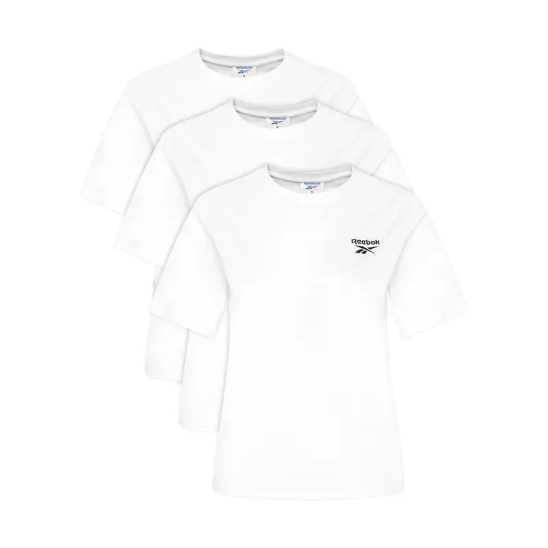 Set di 3 T-shirt RK25194CCW Bianco Regular Fit