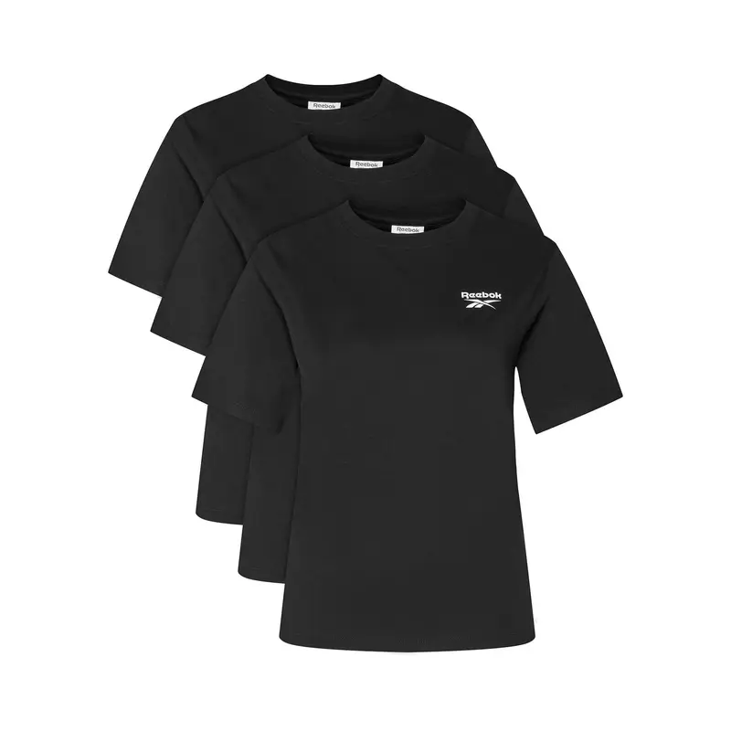 Set di 3 T-shirt RK25194CCW Nero Regular Fit