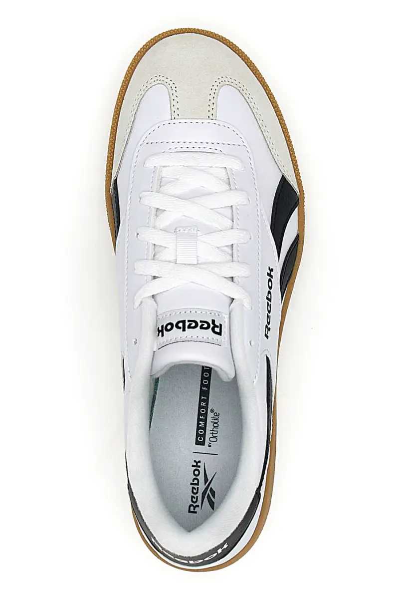 Sneakers bianche con logo nero REEBOK SMASH EDGE S [BIANCO] miniatura 5