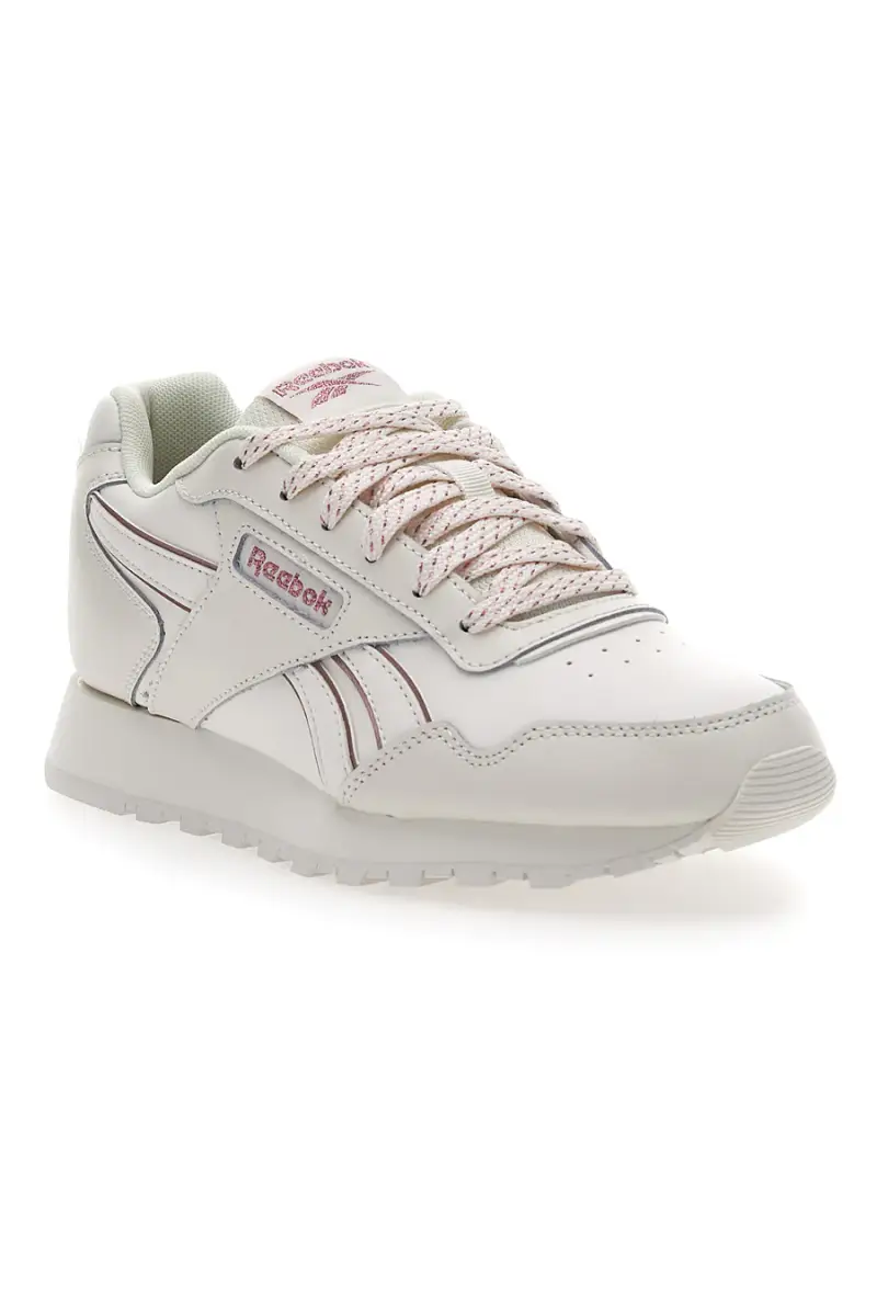 Sneakers Bianche Con Tomaia In Vera Pelle Reebok Glide [AVORIO] miniatura 2