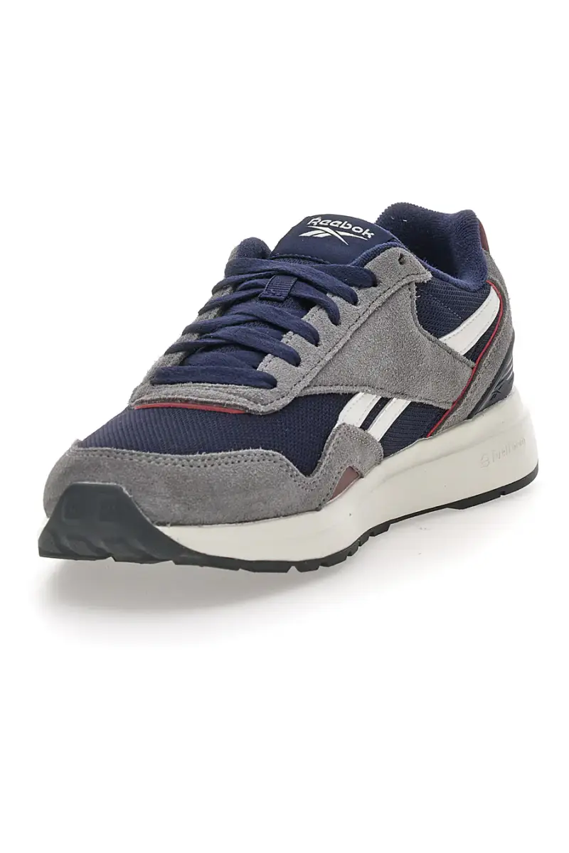 Sneakers Blu e Grigie Con Luxcomfort Reebok GL1100 [NAVY] miniatura 3