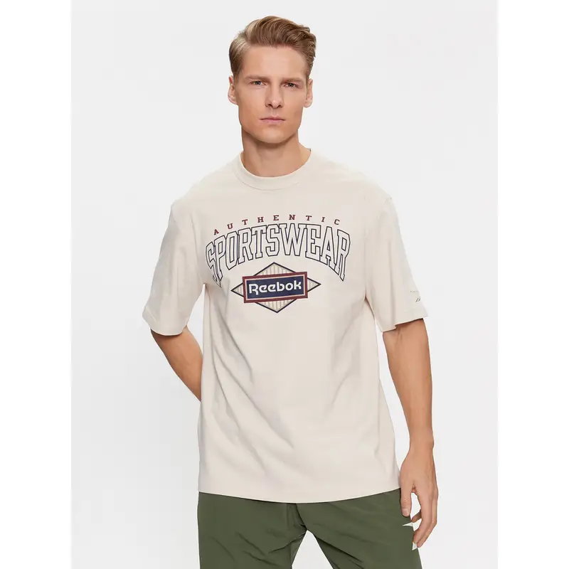 Reebok Maglia beige Regular Fit