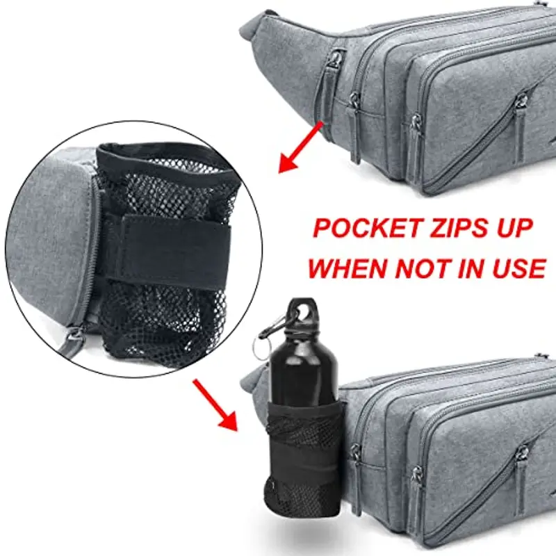 REETEE Marsupio Uomo Grigio 1962690 miniatura 2