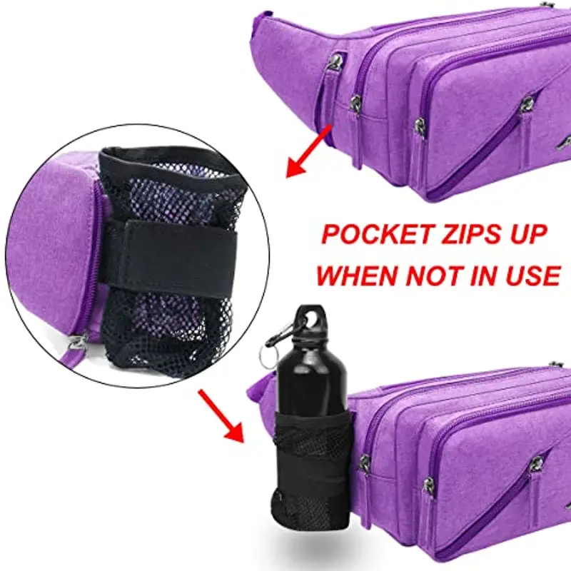 REETEE Marsupio Uomo Viola 1962689 miniatura 2