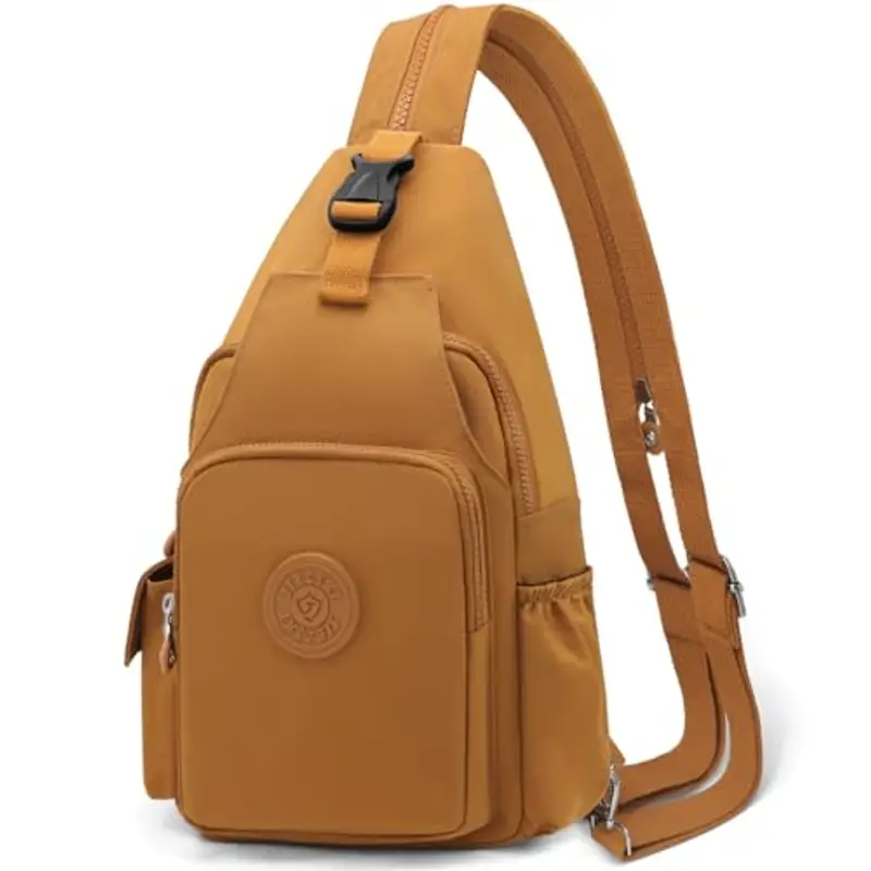 REETEE Zaino Monospalla Impermeabile Uomo Donna Sling Bag Borsa Monospalla Piccole Borse Petto Borsa Crossbody per