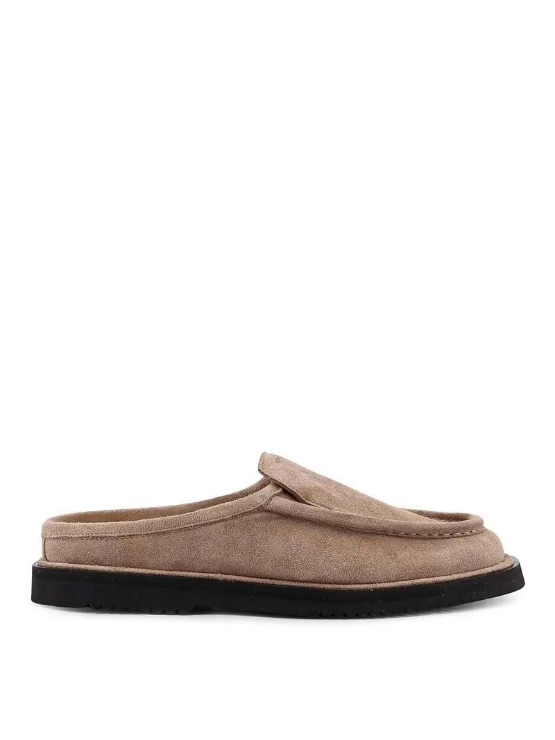 Sabot The Canoa Resort In Pelle Scamosciata Beige