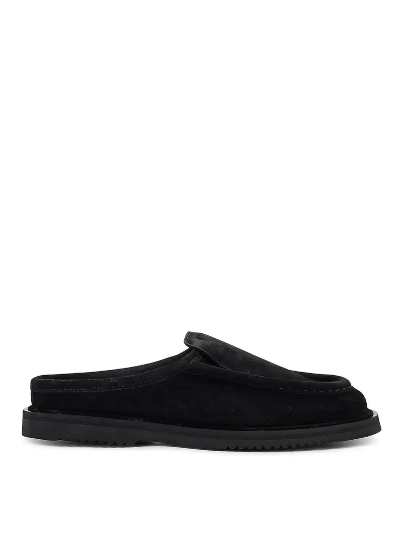 Sabot The Canoa Resort In Pelle Scamosciata Nero