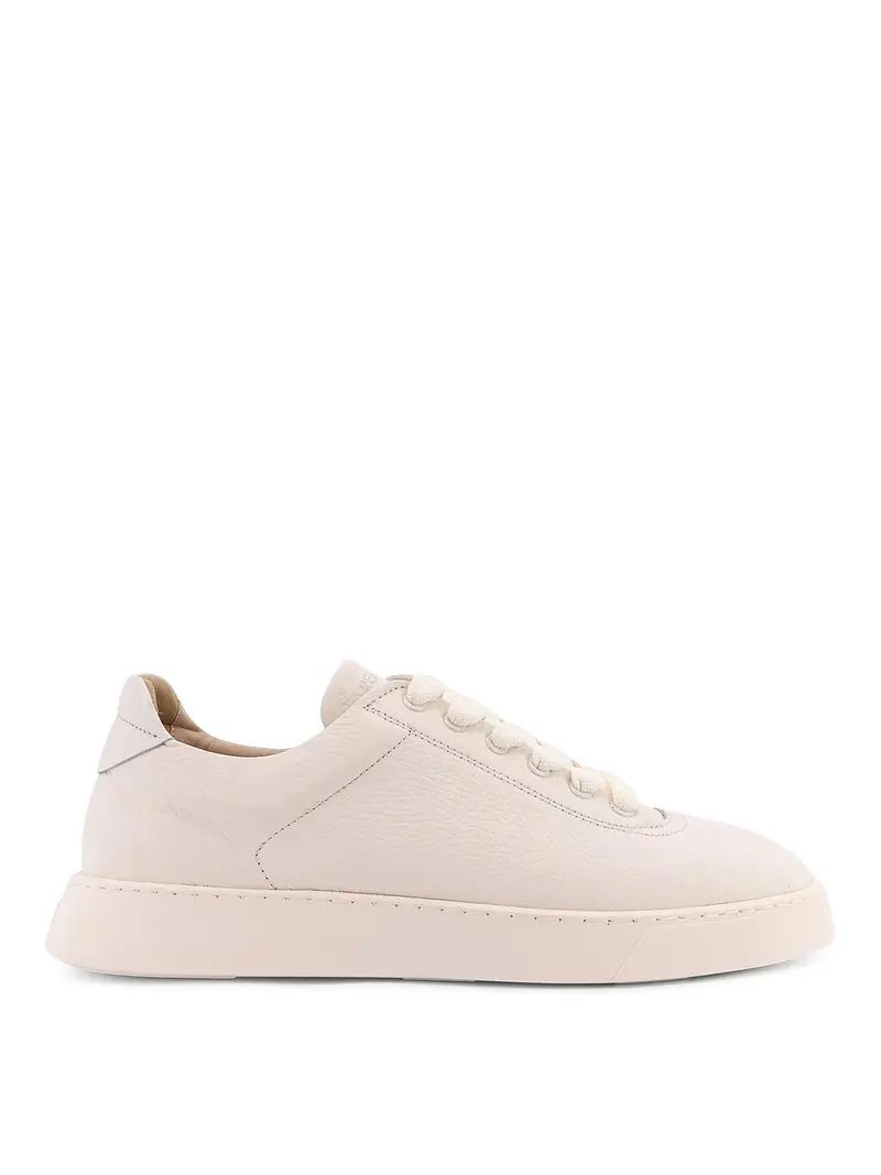 Sneakers The Cassetta In Pelle Crema