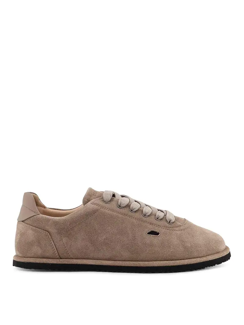 Sneakers The Shamal In Pelle Scamosciata Beige