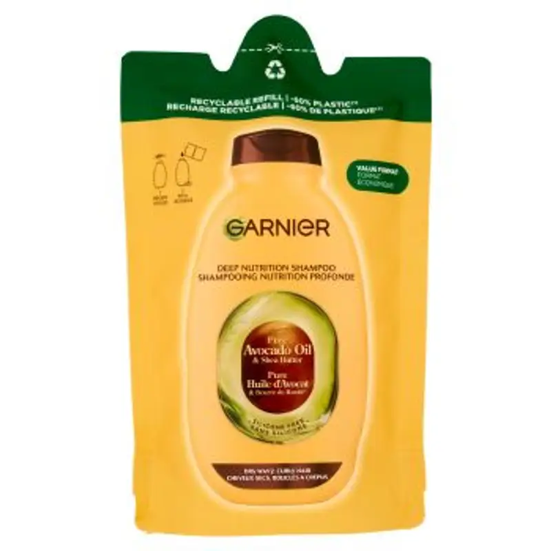 Refill Garnier - Deep nutrition Shampoo Pure Avocado & Shea Butter 250 ml