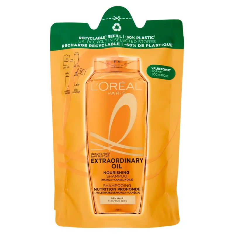 Refill L'Oréal - Nourishing Shampoo Marula & Camelia 250 ml