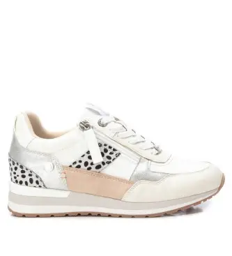 per donna 17150204-BLANCO Scarpe da ginnastica 171502 multicolore (36), Bianco, Basso, Stringhe, Cerniera, Casual