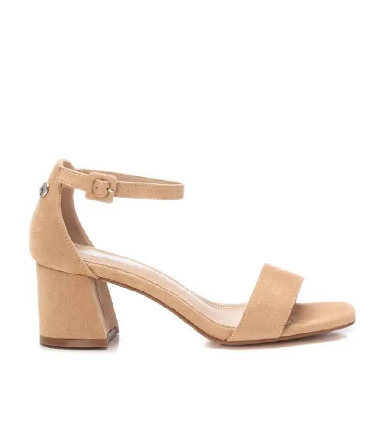 per donna. 17183005-TAUPE Sandali in pelle 171830 tortora (37), 5 a 8cm, Camoscio, Fibbia, Casual, Da sera