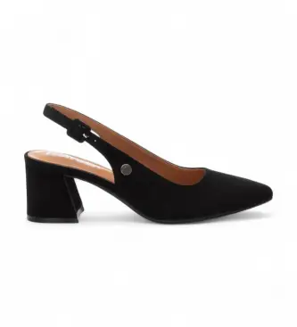 per donna 17183301-NEGRO Scarpe 171833 nere (37), Nero, 5 a 8cm, Fibbia, Casual, Da sera, Classico Pelle