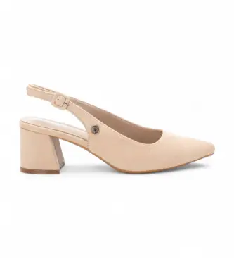 per donna 17183302-BEIGE Scarpe beige 171833 (38), 5 a 8cm, Fibbia, Casual, Da sera, Classico