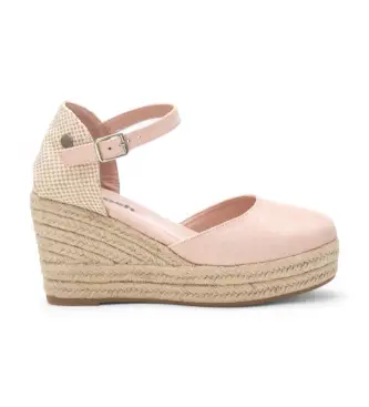 per donna 17264401-NUDE Espadrillas 172644 nude (37), 5 a 8cm, Fibbia, Casual, Nudo Pelle