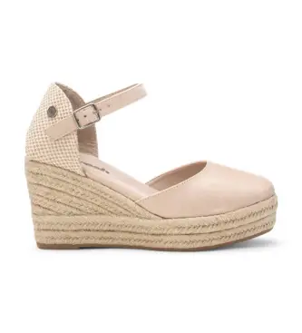 per donna 17264402-BEIGE Espadrillas 172644 beige (37), 5 a 8cm, Fibbia, Casual