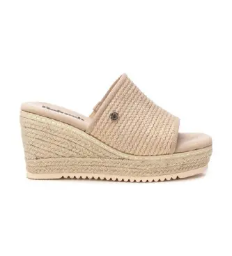 per donna 17264902-BEIGE Sandali in pelle 172649 beige (37), 8 a 10cm, Camoscio, Nessuno, Casual