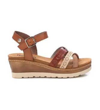 per donna 17268201-CAMEL Sandali 172682 marrone (37), 5 a 8cm, Fibbia, Casual