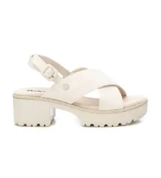 per donna 17271005-HIELO Sandali 172710 bianco (38), 3 a 5cm, Fibbia, Casual