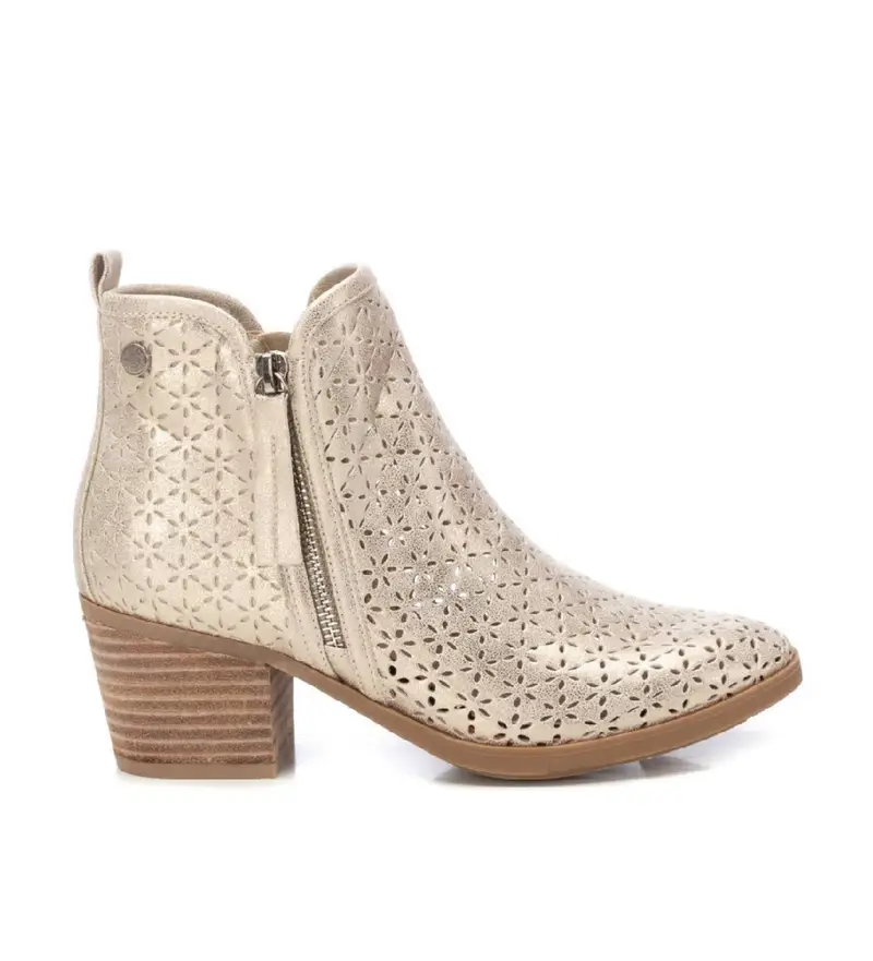 per donna. 17278406-ORO Stivali 172784 oro (37), 5 a 8cm, Cerniera, Casual