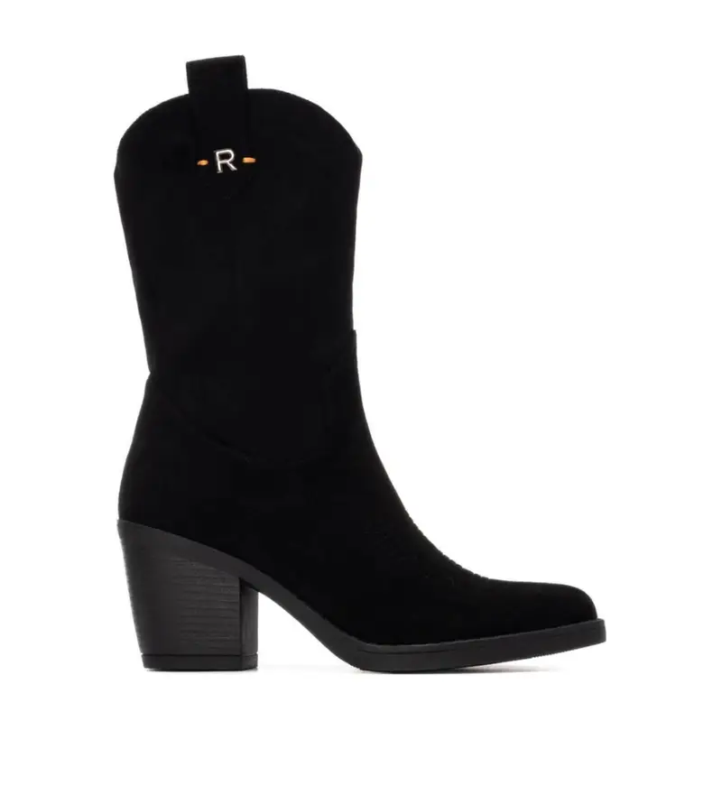 per donna. 17296703-NEGRO Stivali 172967 neri (36), Nero, 3 a 5cm, Cerniera, Casual Pelle