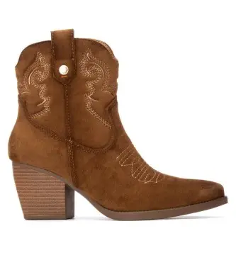 per donna 17301401-CAMEL Stivaletti 173014 marrone (38), 3 a 5cm, Cerniera, Casual