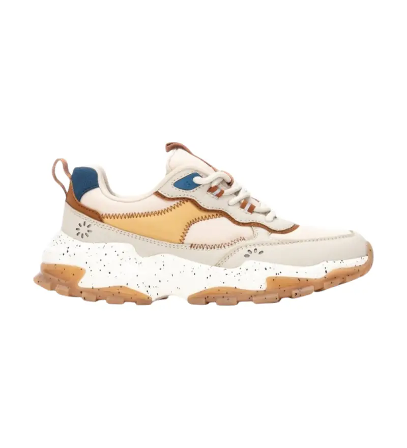 per donna 17310407-HIELO Sneakers 173104 beige (37), 3 a 5cm, Stringhe, Casual