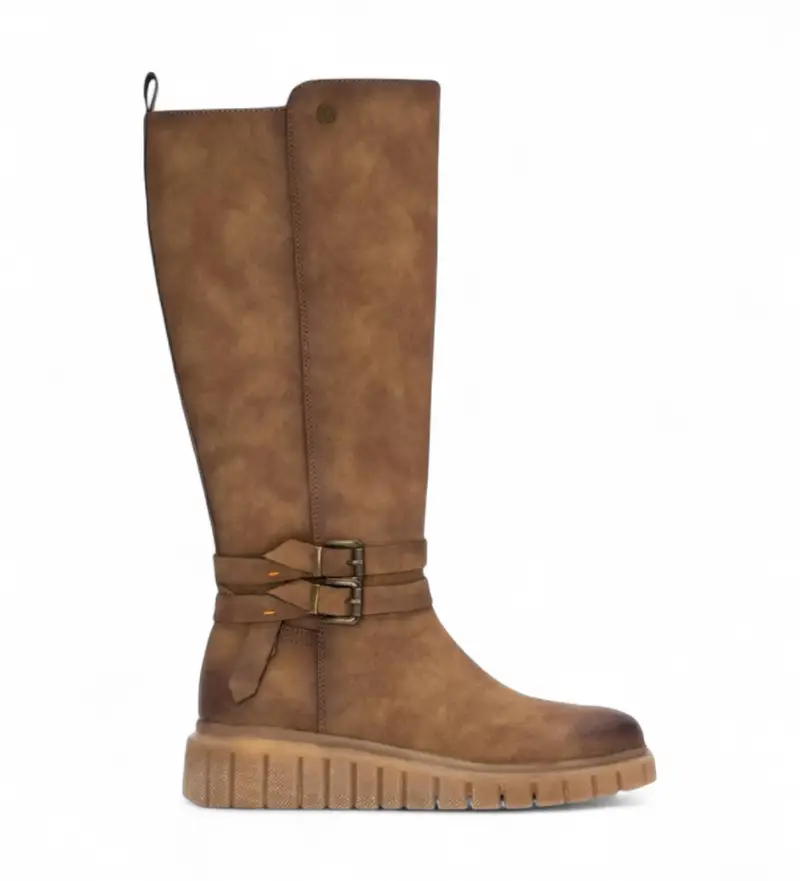 per donna 17321202-CAMEL Stivali 173212 marrone (37), 1 a 3 cm, Cerniera, Casual