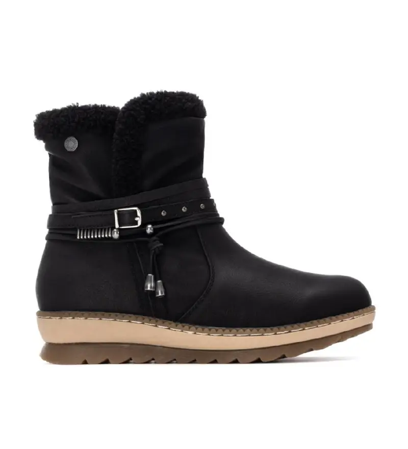 per donna. 17325005-NEGRO Stivali 173250 neri (37), Nero, 3 a 5cm, Cerniera, Casual Pelle