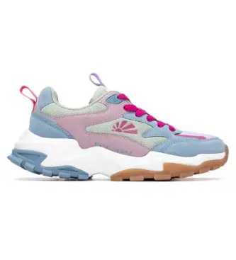 per donna 17501705-JEANS Sneakers 175017 blu (37), Basso, Stringhe, Casual