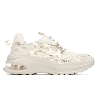 per donna 17501902-BEIGE Sneakers beige 175019 (37), Basso, Stringhe, Casual