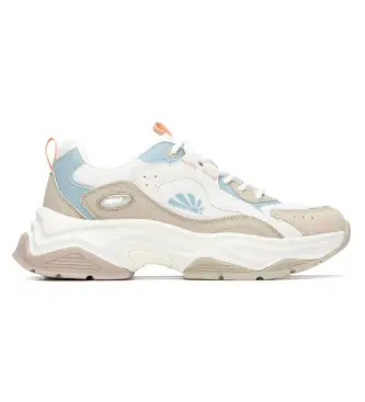 per donna 17504704-BEIGE Sneakers beige 175047 (37), 3 a 5cm, Stringhe, Casual