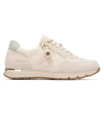 per donna 17505702-BEIGE Sneakers beige 175057 (37), Basso, Cerniera, Casual