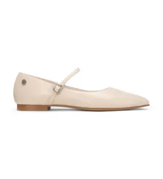 per donna 17506906-BEIGE ballerine beige 175069 (37), Basso, Fibbia, Casual, Classico Marrone
