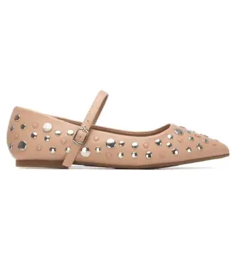 per donna 17509403-NUDE Ballerine 175094 marrone (37), Basso, Fibbia, Casual