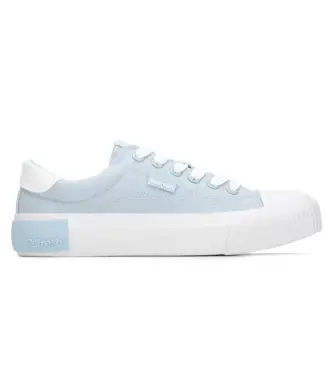 per donna 17511005-JEANS Sneakers 175110 blu (37), Tessuto, Basso, Stringhe, Casual
