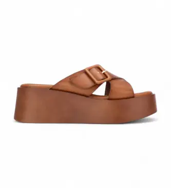 per donna 17512103-CAMEL Sandali 175121 marrone (37), 5 a 8cm, Nessuno, Casual
