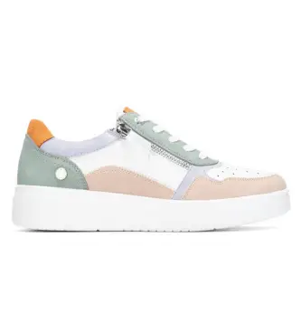 per donna 17512802-NUDE Sneakers 175128 bianche (37), Bianco, Basso, Cerniera, Casual Multicolore